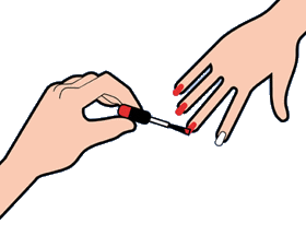 Pedicure and manicure Graphics and Animated Gifs