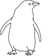 Penguin Clip Art Black And White - Free Clipart Images