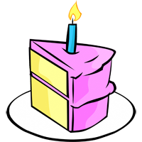 Animated Birthday Cake Slice - ClipArt Best