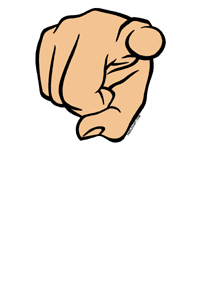 Clipart pointing finger