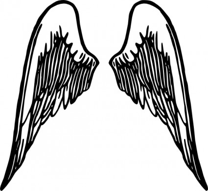 Angel wings free angel wing vector art free vector for free ...