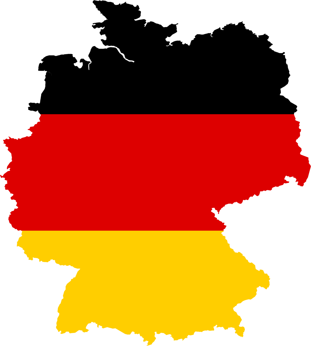 Images For > Germany Flag Map