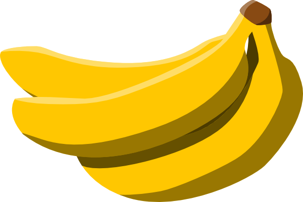 Banana Cartoon Clip Art | Mewarnai