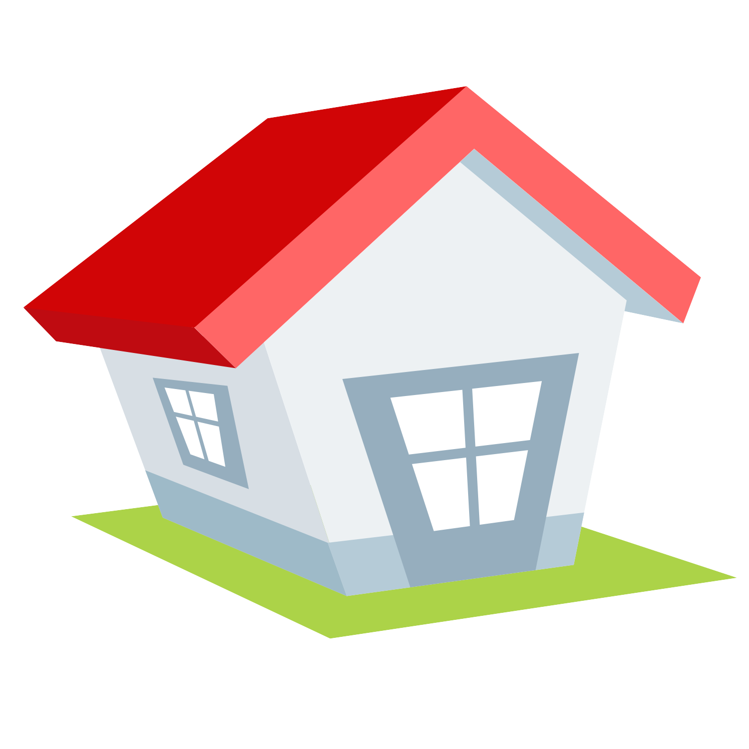 Cute House Illustration - Free Clipart Images