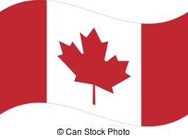 Clipart canadian flag waving