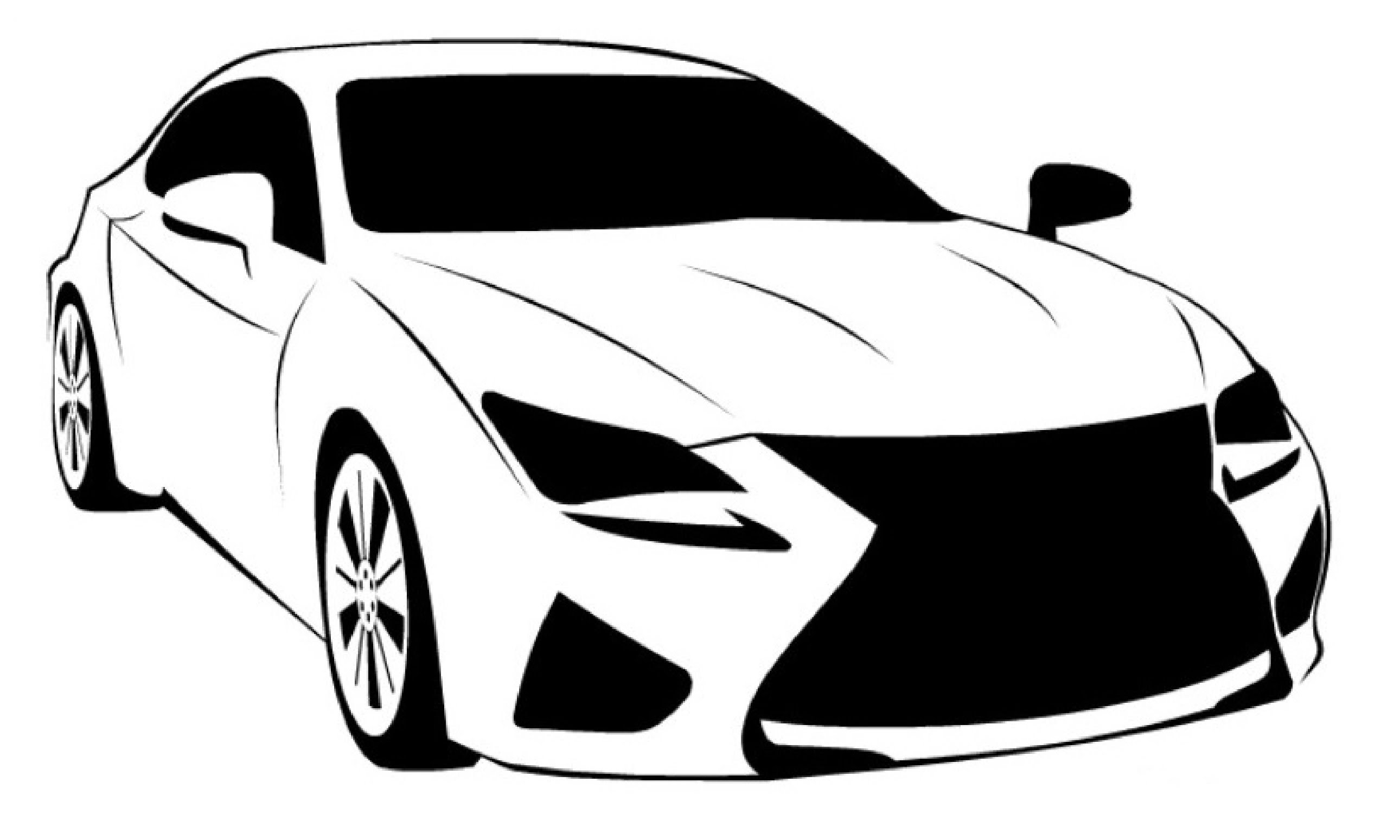 How to Draw a Lexus RC F / Ð?Ð°Ðº Ð½Ð°Ñ?Ð¸ÑÐ¾Ð²Ð°Ñ?Ñ? Lexus RC F - YouTube