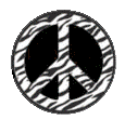 Zebra Peace Sign Clipart - Free Clipart Images