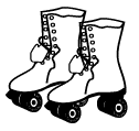 Roller skate clip art - Free Clipart Images