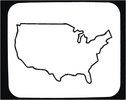 Us States Outline Clipart
