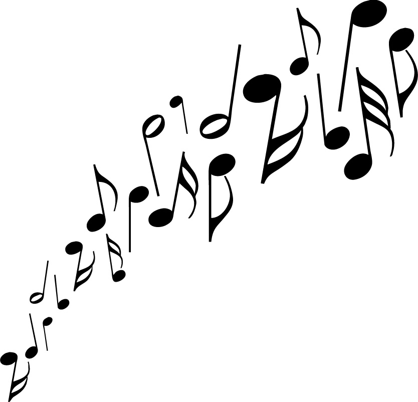 Music notes clip art