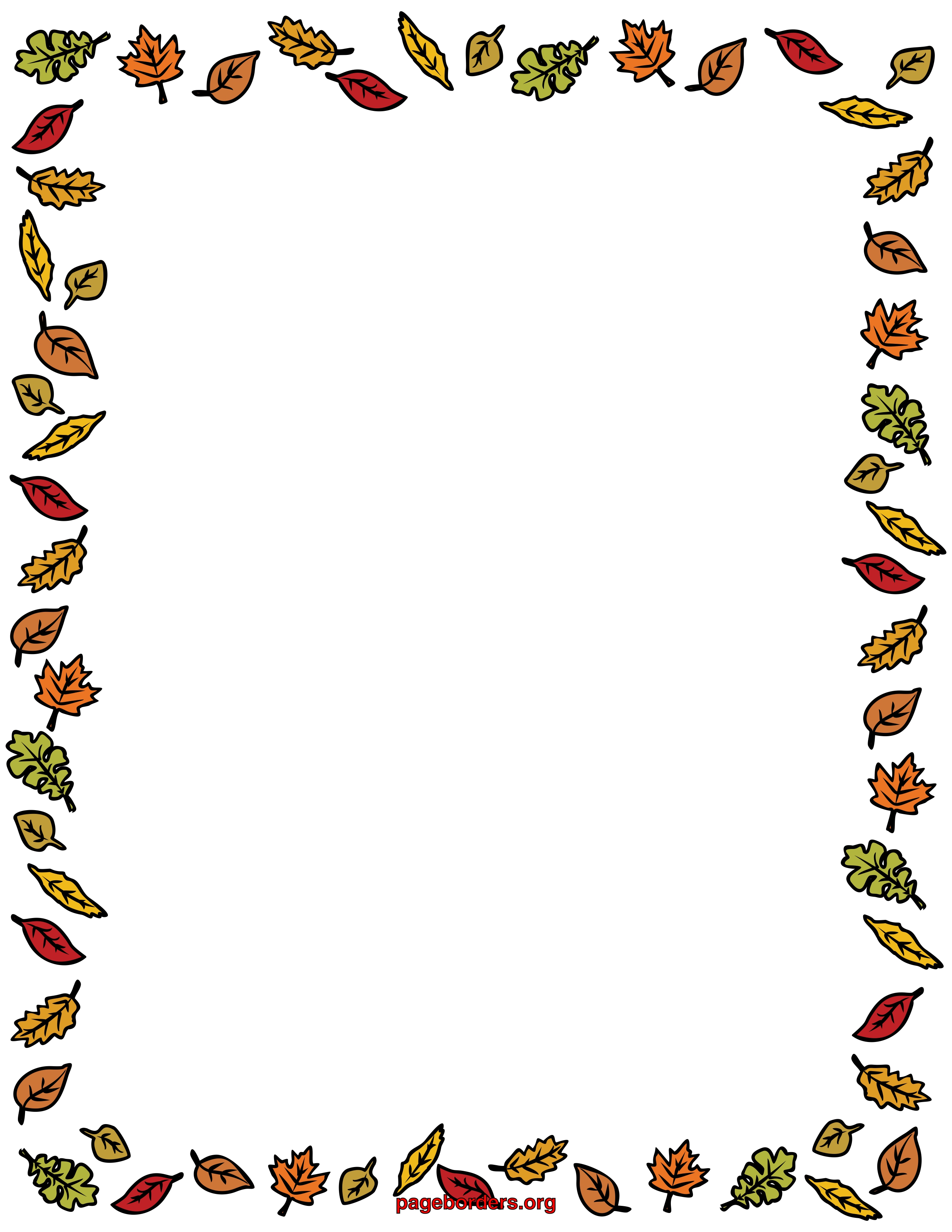 Leaf Page Border | Free Download Clip Art | Free Clip Art | on ...