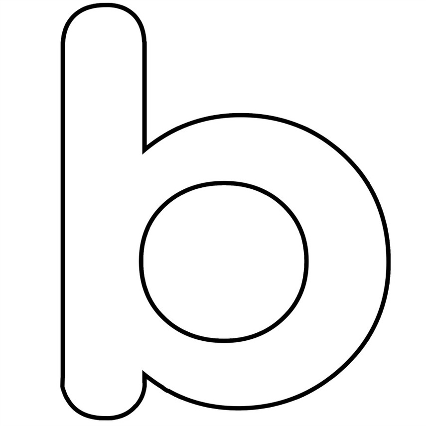 Clipart letter b