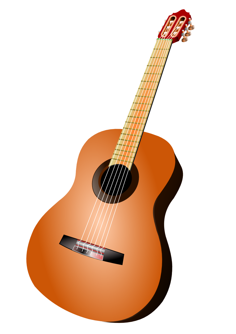 Acoustic Guitar Clip Art - Tumundografico