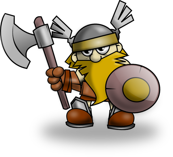 Free Cute Little Viking Clip Art