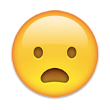 Frowning Face With Open Mouth Emoji