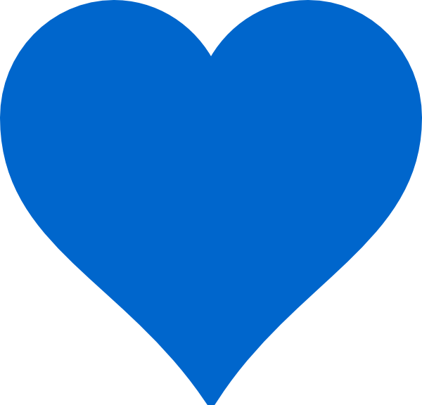 Royal Blue Heart Clipart - Free Clipart Images