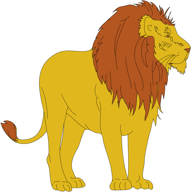 Lion Clip Art Black And White - Free Clipart Images