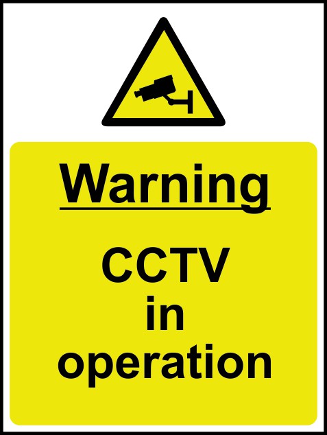 cctv sign clipart