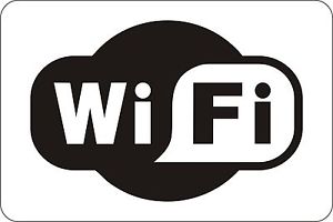 WiFi Wi Fi VINYL Sticker Sign Window Cafe Bar Pub Shop Internet ...