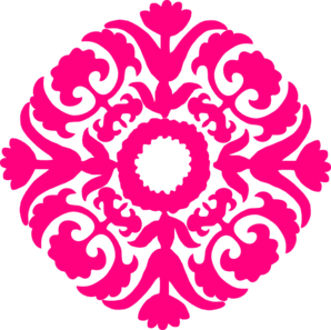 Pink Damask Image