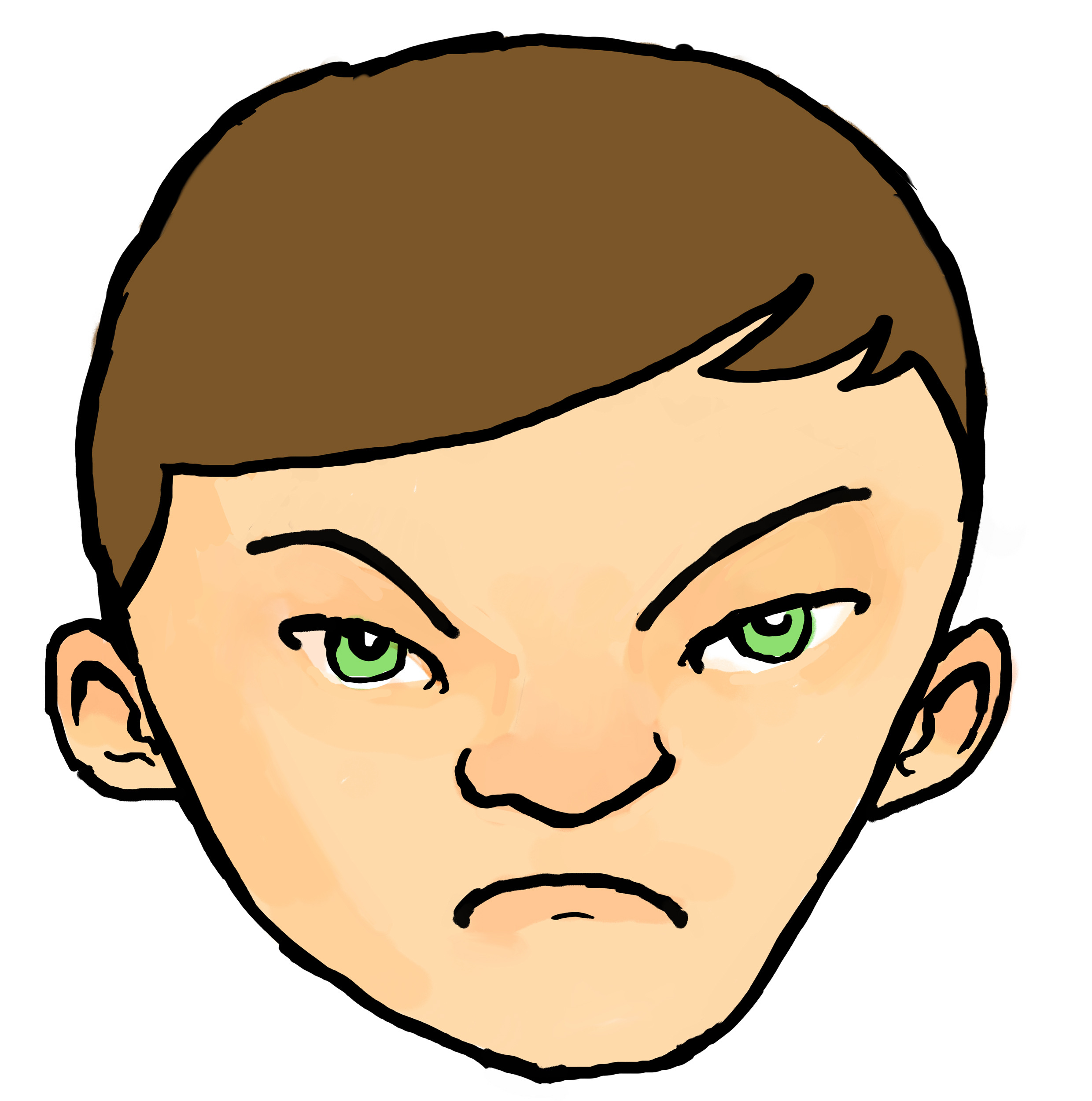 Free clipart images angry face