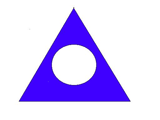 Triangle With Circle Inside Symbol - ClipArt Best