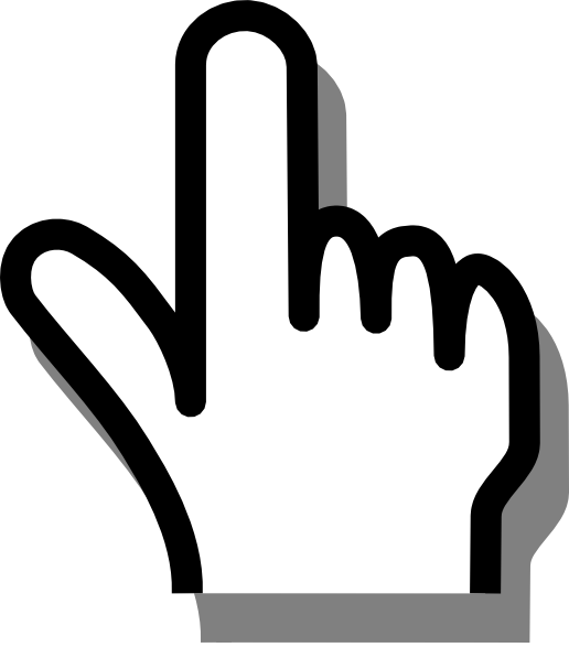 Pointer finger clipart