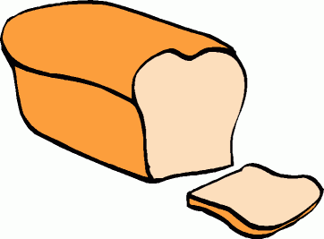 Baked bread clipart