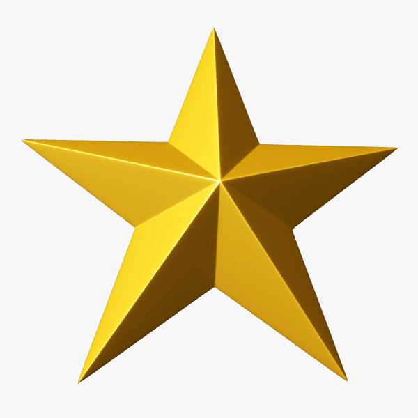 Gold Star Clip Art - Tumundografico