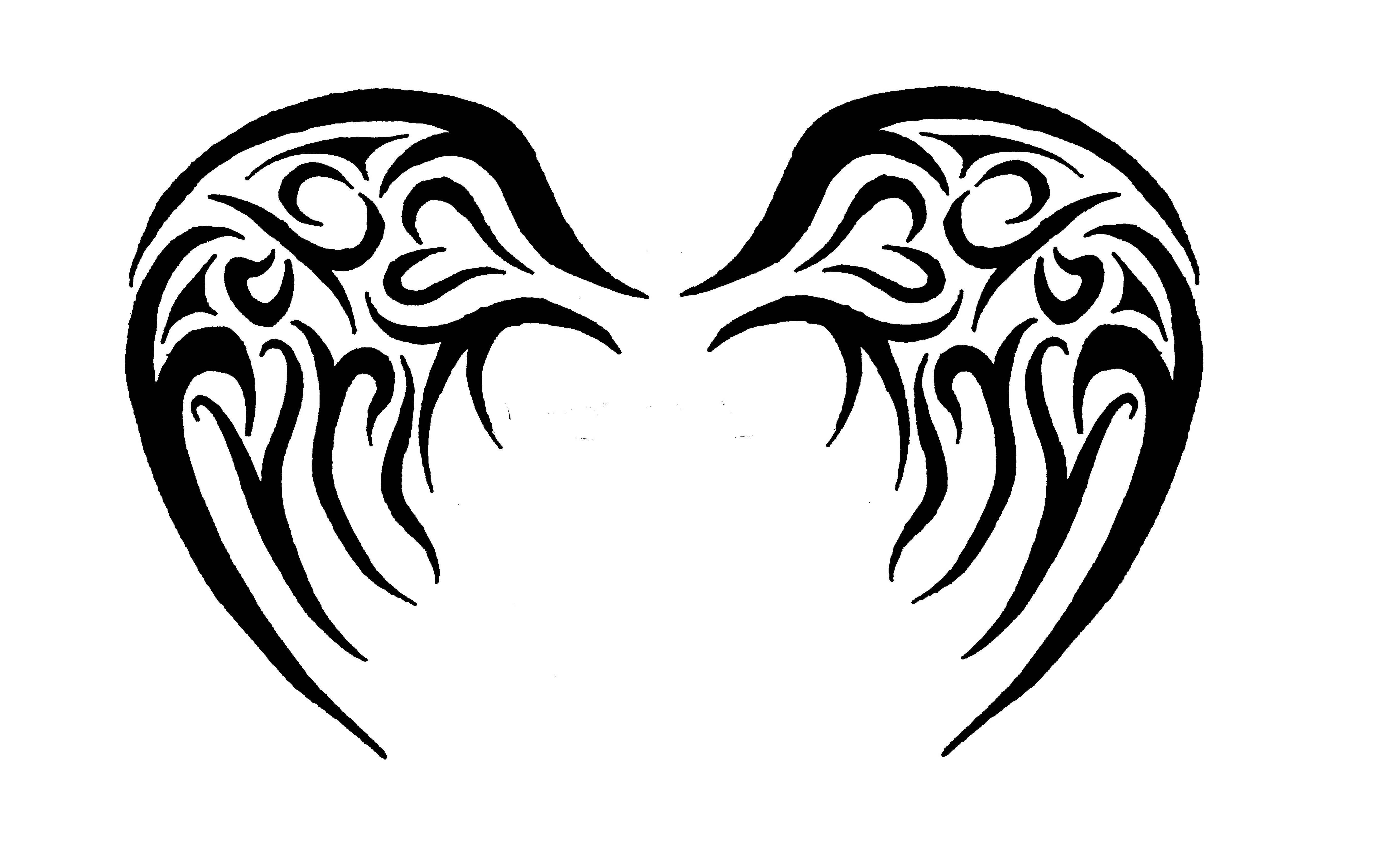 Heart With Angel Wings Drawings Clipart - Free to use Clip Art ...