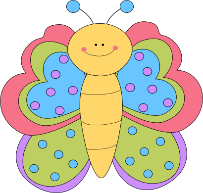 Free cartoon butterfly clipart