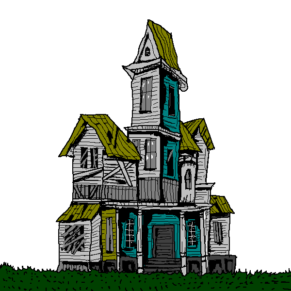 Haunted Houses Clipart - ClipArt Best