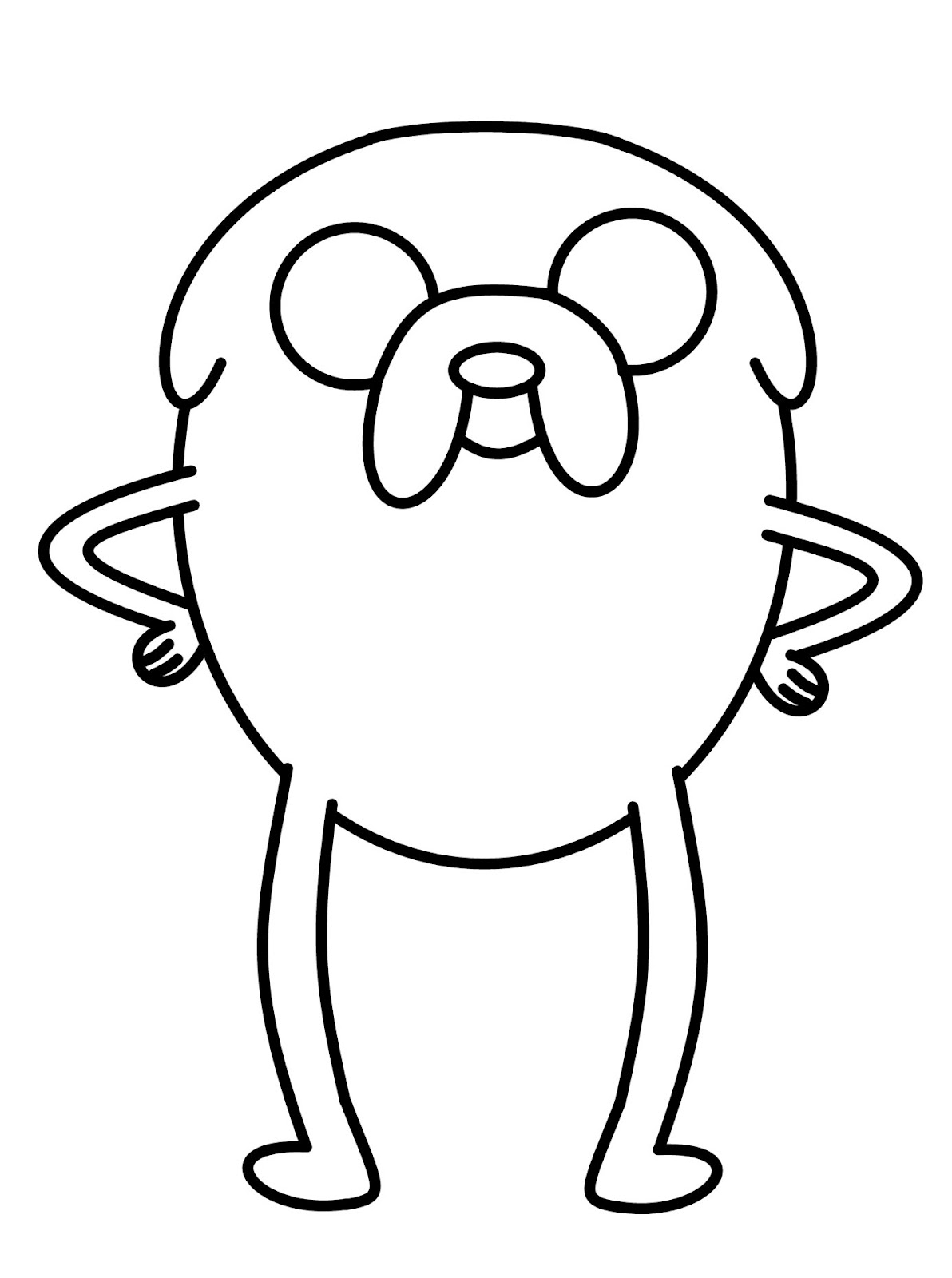 How To Draw Jake The Dog - ClipArt Best
