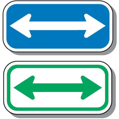 Add-On Handicap Parking Signs - Double Arrow, Handicap Signs | Seton