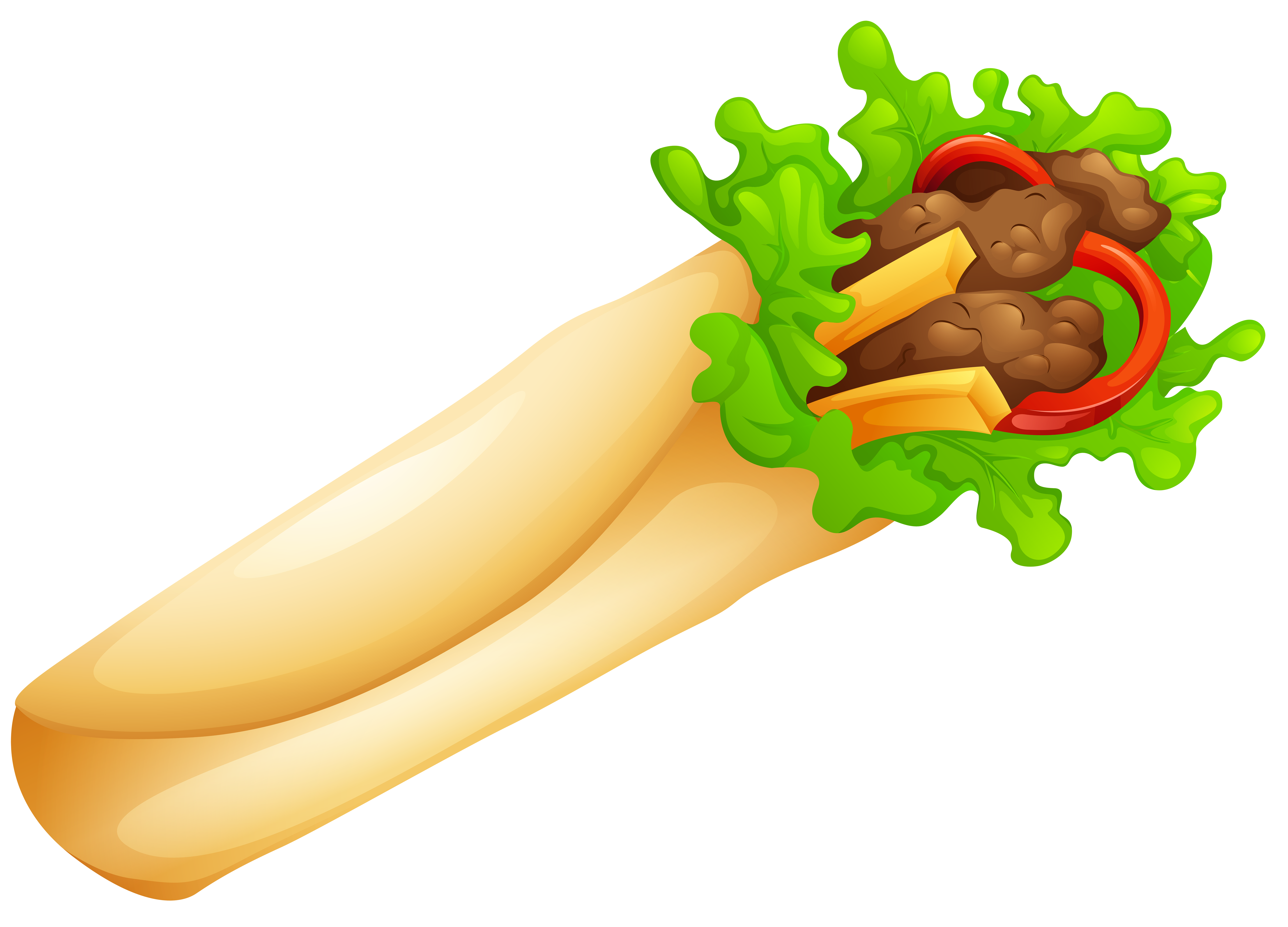 Doner Kebab Transparent PNG Clip Art Image