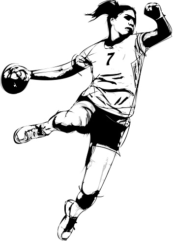 Handball Clip Art, Vector Images & Illustrations