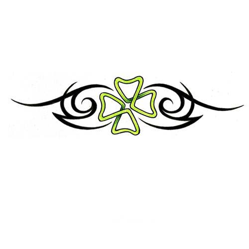 Tribal Clover Tattoo Design | Tattoobite.com