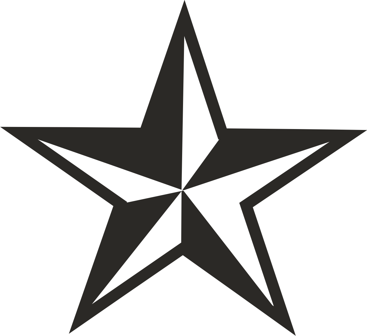 Best Photos of Black Star Outline - Stars Outline Template ...