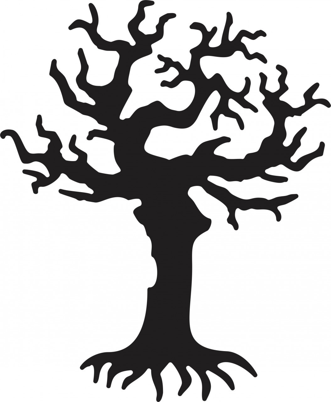 Scary Tree Clipart