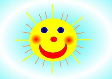 LÃ¤chelnde Sonne ClipArt-Vektor-ClipArt-Kostenlose Vector ...