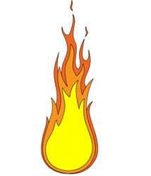 Fire Flame Cartoon - Free Clipart Images