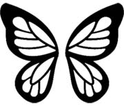 Wings Stencils - ClipArt Best