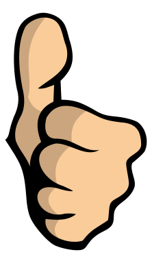 Animated clipart thumbs up