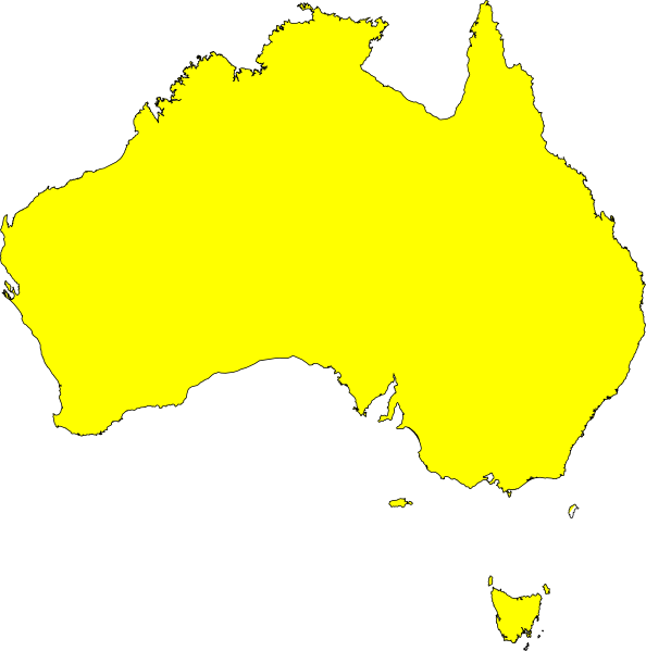 Australia Beige Clip Art - vector clip art online ...