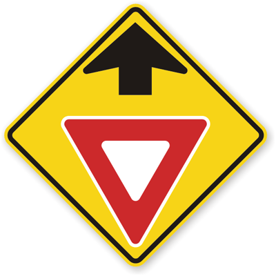 Yield Ahead Signs