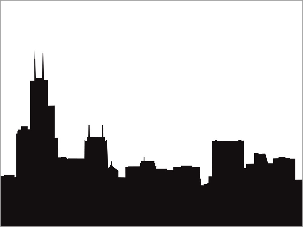Chicago skyline silhouette clip art - ClipArt Best - ClipArt Best