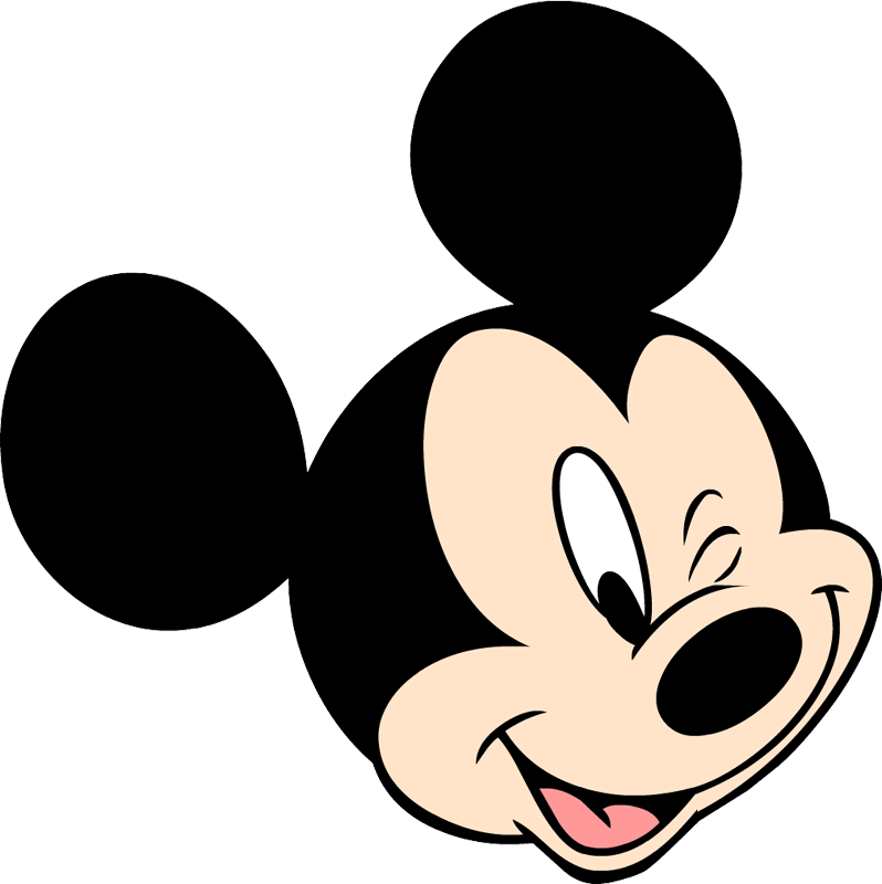Mickey Mouse Head Clip Art - Tumundografico