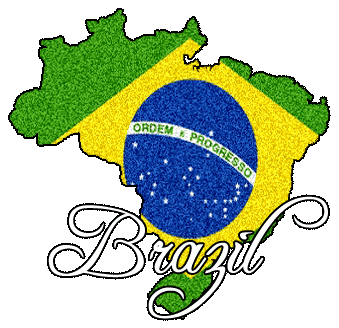 Map and Flag of Brazil Scrap | Piz18.com