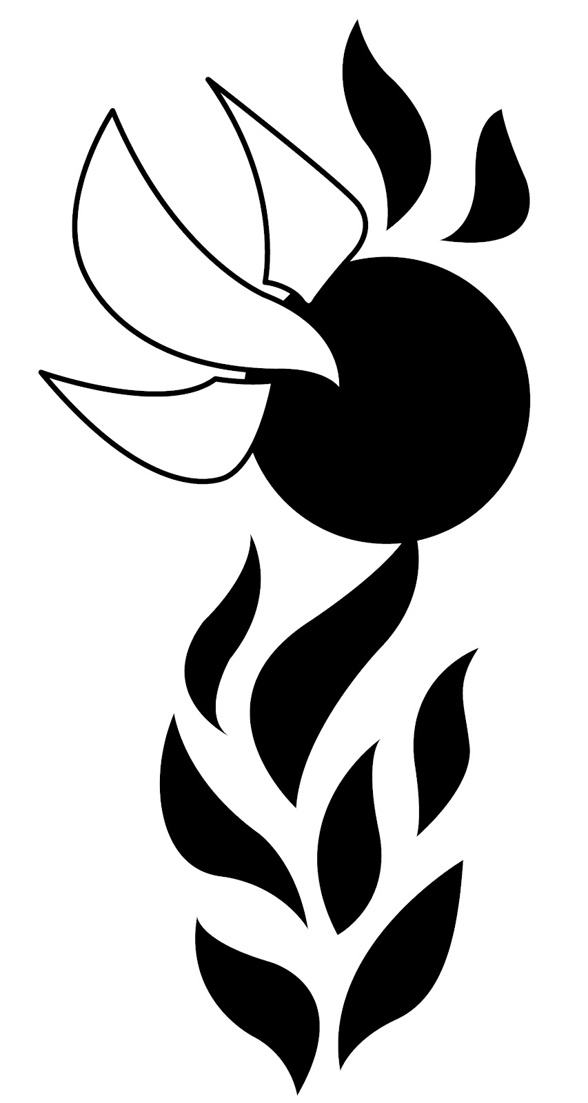 Holy spirit flames clipart