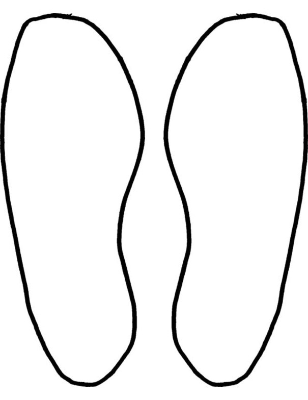 Footprint Drawings Clipart - Free to use Clip Art Resource